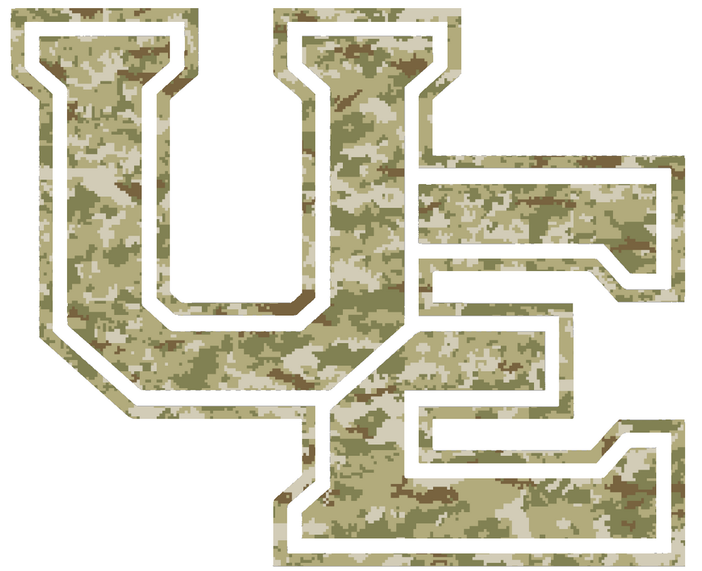 Evansville Purple Aces Team Logo Salute to Service Camouflage Camo Vinyl Decal PICK SIZE