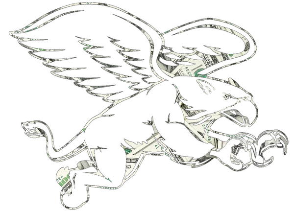 Canisius Golden Griffins Team Logo Money Print Premium DieCut Vinyl Decal PICK SIZE