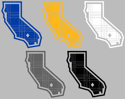 California Riverside Highlanders Alternate State Logo Premium DieCut Vinyl Decal PICK COLOR & SIZE