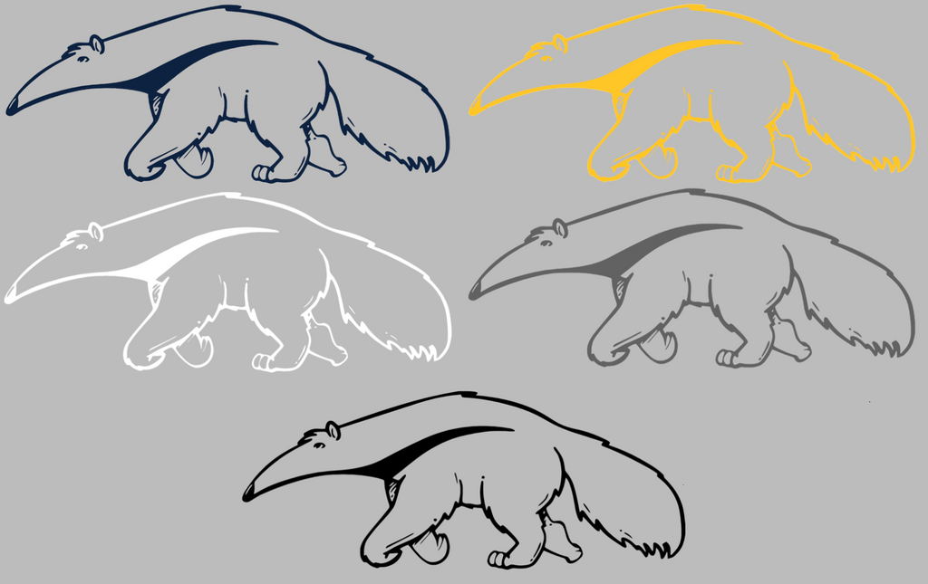 California Irvine Anteaters Mascot Logo Premium DieCut Vinyl Decal PICK COLOR & SIZE