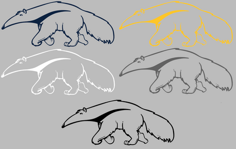California Irvine Anteaters Mascot Logo Premium DieCut Vinyl Decal PICK COLOR & SIZE