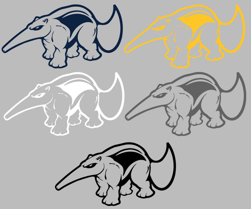 California Irvine Anteaters Retro Throwback Logo Premium DieCut Vinyl Decal PICK COLOR & SIZE