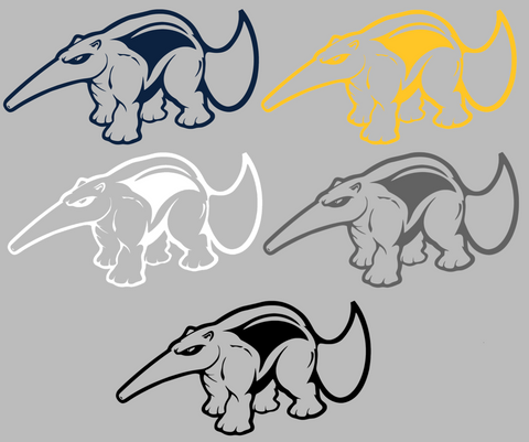 California Irvine Anteaters Retro Throwback Logo Premium DieCut Vinyl Decal PICK COLOR & SIZE