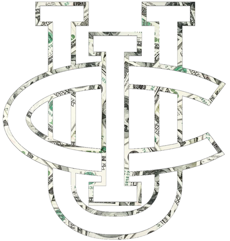 California Irvine Anteaters Team Logo Money Print Premium DieCut Vinyl Decal PICK SIZE