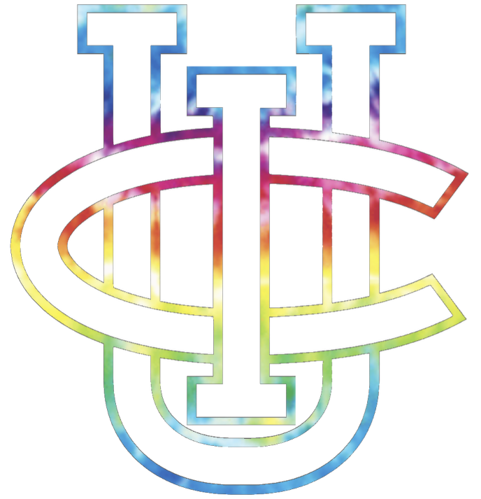 California Irvine Anteaters Team Logo Crucial Catch Cancer Tie Dye Vinyl Decal PICK SIZE