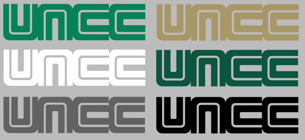 Charlotte 49ers Retro Throwback Logo Premium DieCut Vinyl Decal PICK COLOR & SIZE