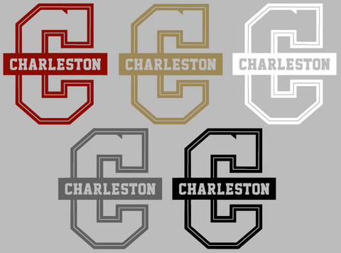 Charleston Cougars Team Logo Premium DieCut Vinyl Decal PICK COLOR & SIZE