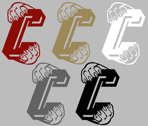 Charleston Cougars Retro Throwback Logo Premium DieCut Vinyl Decal PICK COLOR & SIZE