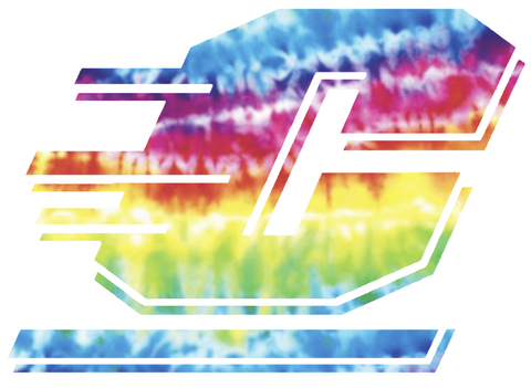 Central Michigan Chippewas Team Logo Crucial Catch Cancer Tie Dye Vinyl Decal PICK SIZE