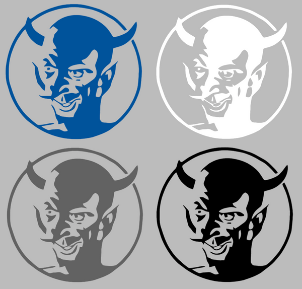 Central Connecticut Blue Devils Retro Throwback Logo Premium DieCut Vinyl Decal PICK COLOR & SIZE