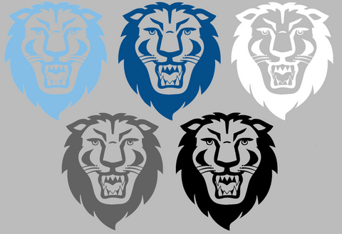 Columbia Lions Team Logo Premium DieCut Vinyl Decal PICK COLOR & SIZE