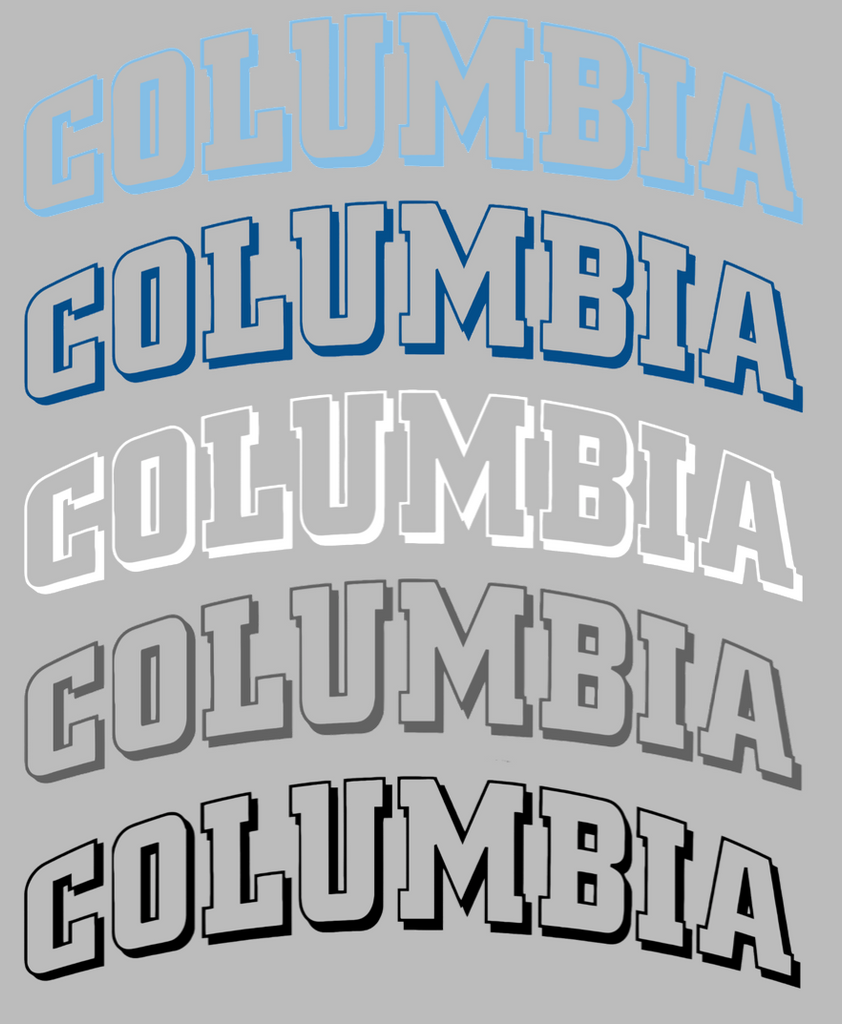 Columbia Lions Team Name Logo Premium DieCut Vinyl Decal PICK COLOR & SIZE