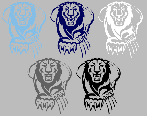Columbia Lions Retro Throwback Logo Premium DieCut Vinyl Decal PICK COLOR & SIZE