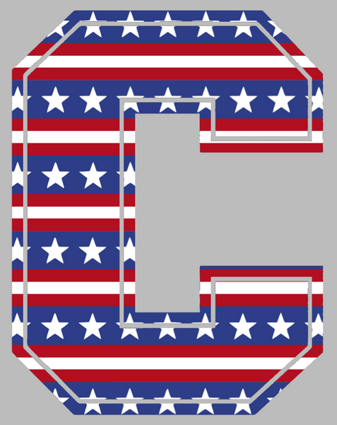 Cornell Big Red C Logo Stars & Stripes USA American Flag Vinyl Decal PICK SIZE