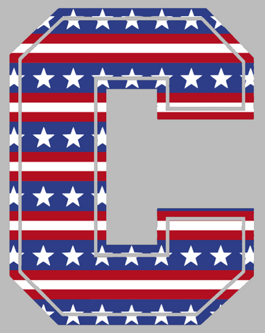 Cornell Big Red C Logo Stars & Stripes USA American Flag Vinyl Decal PICK SIZE