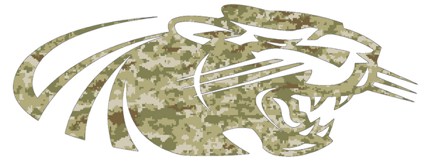 Wisconsin Milwaukee Panthers Team Logo Salute to Service Camouflage Camo Vinyl Decal PICK SIZE