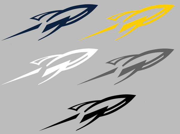 Toledo Rockets Team Logo Premium DieCut Vinyl Decal PICK COLOR & SIZE