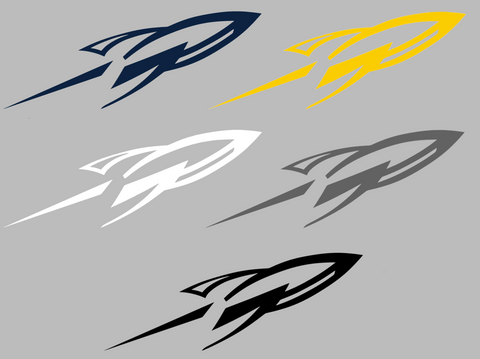 Toledo Rockets Team Logo Premium DieCut Vinyl Decal PICK COLOR & SIZE