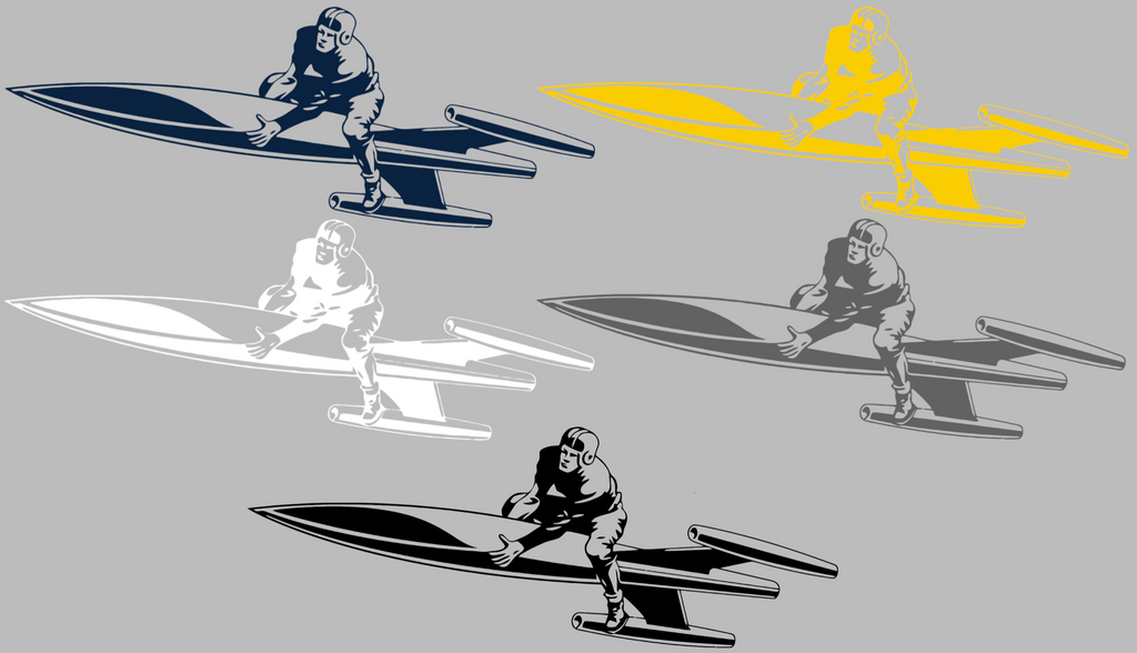 Toledo Rockets Retro Throwback Logo Premium DieCut Vinyl Decal PICK COLOR & SIZE