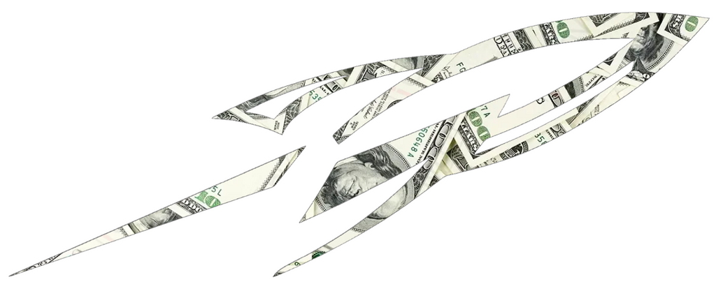 Toledo Rockets Team Logo Money Print Premium DieCut Vinyl Decal PICK SIZE