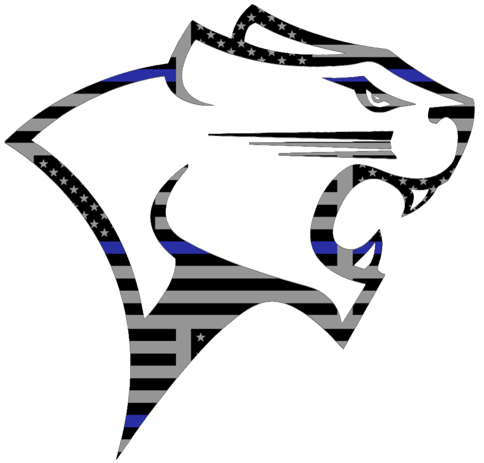 Chicago State Cougars Team Logo Thin Blue Line American Flag Premium DieCut Vinyl Decal PICK SIZE