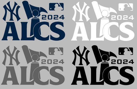 New York Yankees 2024 ALCS Postseason Vinyl Decal PICK COLOR & SIZE