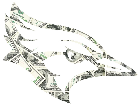 Creighton Blue Jays Mascot Logo Money Print Premium DieCut Vinyl Decal PICK SIZE