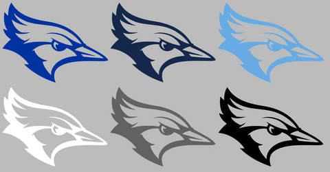 Creighton Blue Jays Mascot Logo Premium DieCut Vinyl Decal PICK COLOR & SIZE