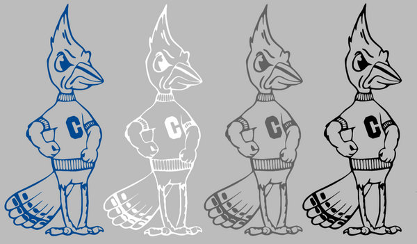 Creighton Blue Jays Retro Throwback Logo Premium DieCut Vinyl Decal PICK COLOR & SIZE