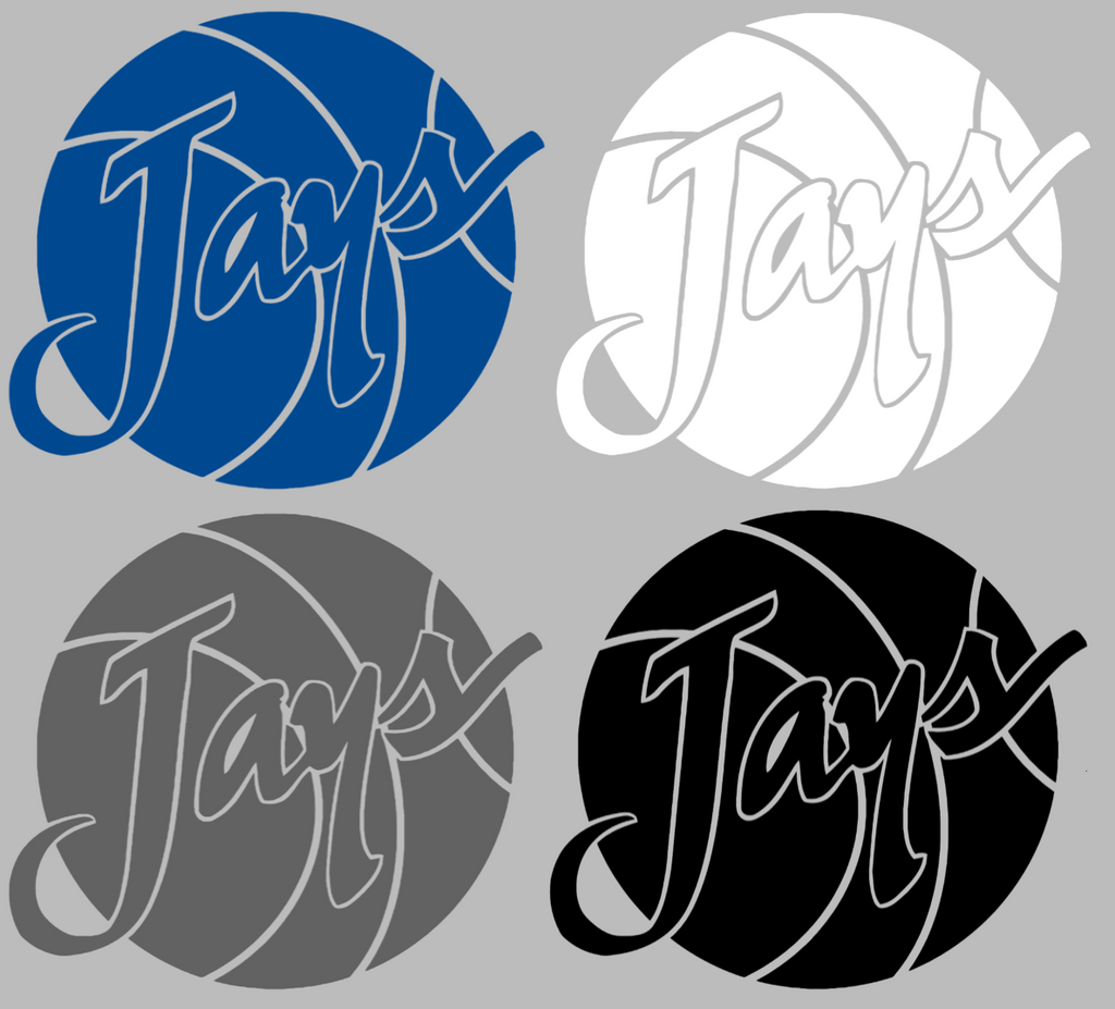 Creighton Blue Jays Retro Basketball Logo Premium DieCut Vinyl Decal PICK COLOR & SIZE