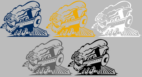 Chattanooga Mocs Retro Throwback Logo Premium DieCut Vinyl Decal PICK COLOR & SIZE