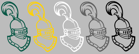 Clarkson Golden Knights Team Logo Premium DieCut Vinyl Decal PICK COLOR & SIZE