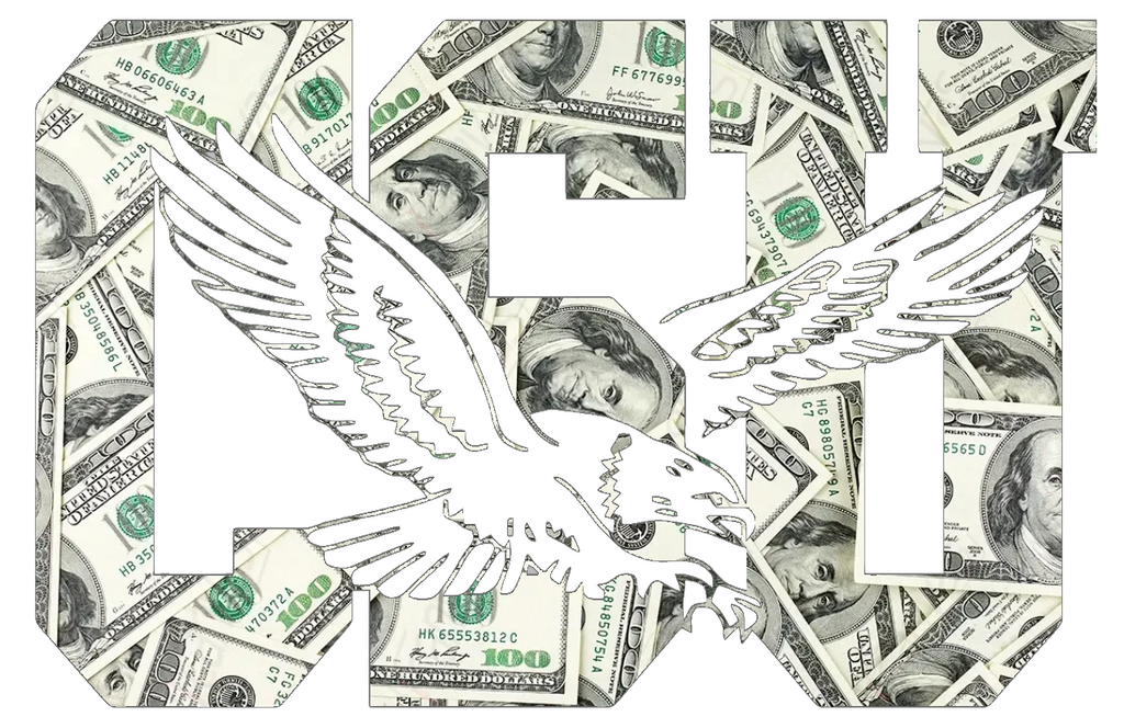 Coppin State Eagles Team Logo Money Print Premium DieCut Vinyl Decal PICK SIZE