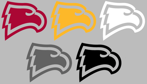 Winthrop Eagles Retro Throwback Logo Premium DieCut Vinyl Decal PICK COLOR & SIZE
