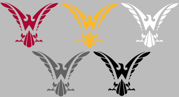 Winthrop Eagles Retro Throwback Logo Premium DieCut Vinyl Decal PICK COLOR & SIZE