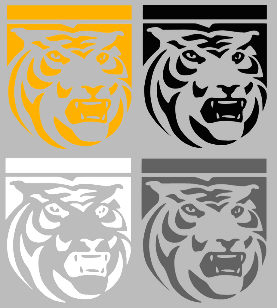 Colorado College Tigers Retro Throwback Logo Premium DieCut Vinyl Decal PICK COLOR & SIZE