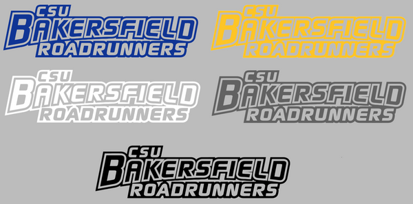 CSU Bakersfield Roadrunners Team Name Logo Premium DieCut Vinyl Decal PICK COLOR & SIZE