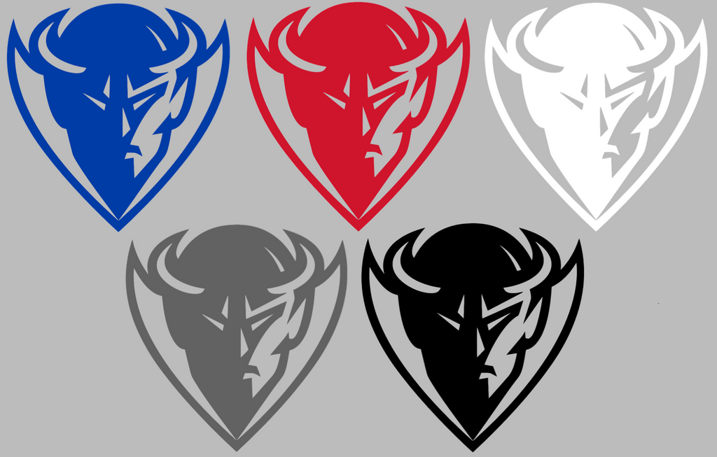 DePaul Blue Demons Team Logo Premium DieCut Vinyl Decal PICK COLOR & SIZE