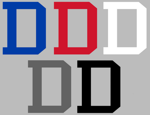 DePaul Blue Demons Retro Throwback Logo Premium DieCut Vinyl Decal PICK COLOR & SIZE