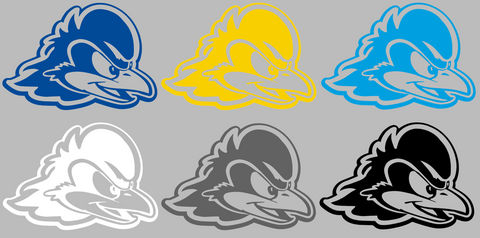 Delaware Blue Hens Team Logo Premium DieCut Vinyl Decal PICK COLOR & SIZE