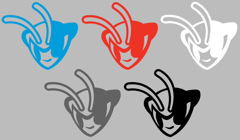 Delaware State Hornets Alternate Logo Premium DieCut Vinyl Decal PICK COLOR & SIZE