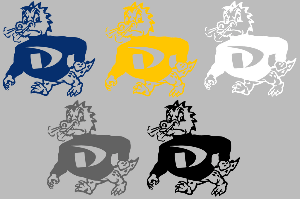 Drexel Dragons Retro Throwback Logo Premium DieCut Vinyl Decal PICK COLOR & SIZE