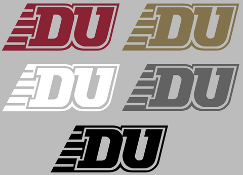 Denver Pioneers Retro Throwback Logo Premium DieCut Vinyl Decal PICK COLOR & SIZE