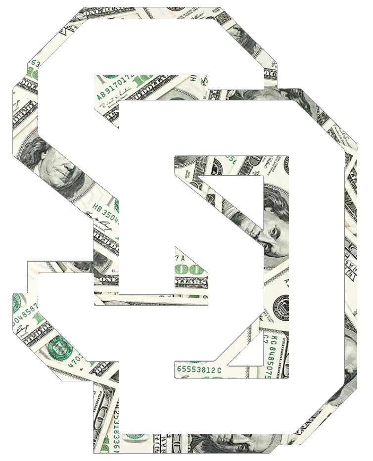 South Dakota Coyotes SD Logo Money Print Premium DieCut Vinyl Decal PICK SIZE