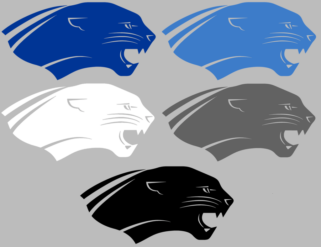 Eastern Illinois Panthers Retro Throwback Logo Premium DieCut Vinyl Decal PICK COLOR & SIZE