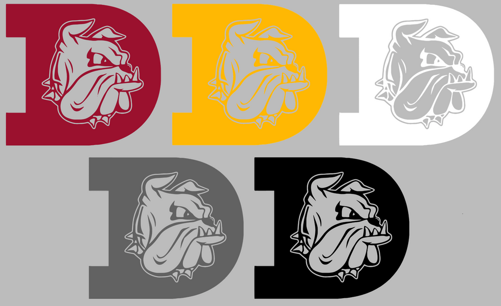 Minnesota Duluth Bulldogs D Logo Premium DieCut Vinyl Decal PICK COLOR & SIZE