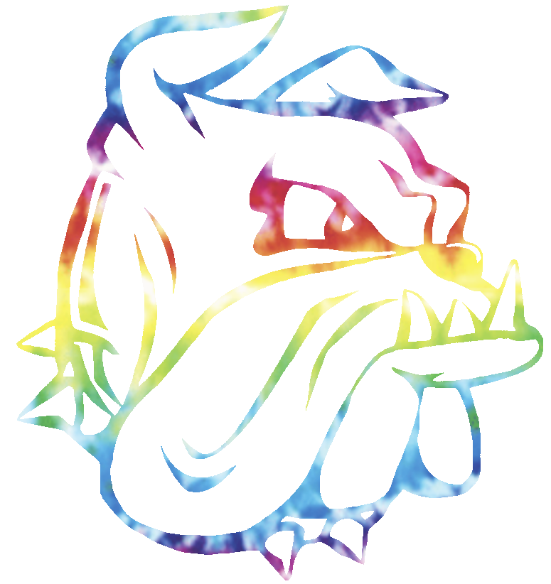 Minnesota Duluth Bulldogs Team Logo Crucial Catch Cancer Tie Dye Vinyl Decal PICK SIZE