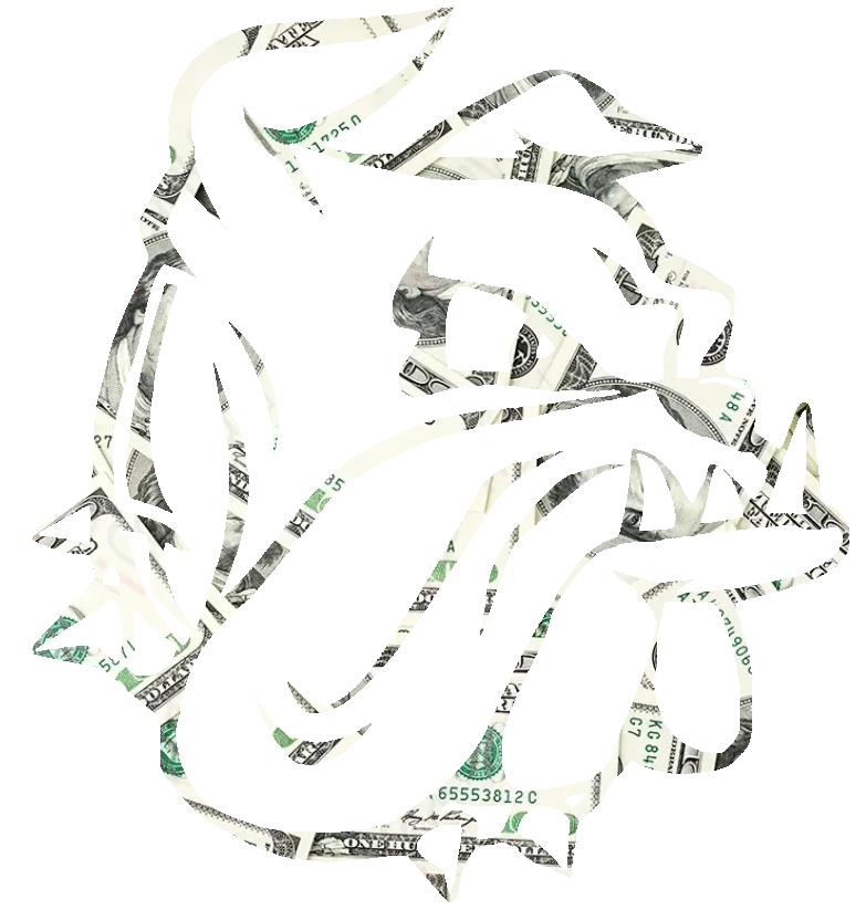 Minnesota Duluth Bulldogs Team Logo Money Print Premium DieCut Vinyl Decal PICK SIZE