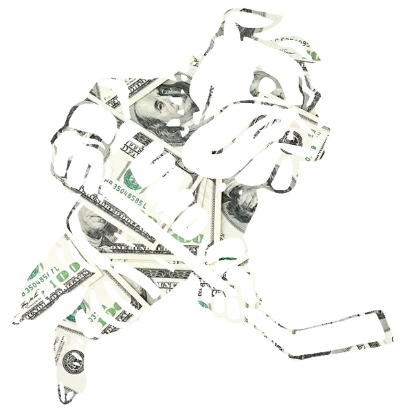 Minnesota Duluth Bulldogs Hockey Logo Money Print Premium DieCut Vinyl Decal PICK SIZE