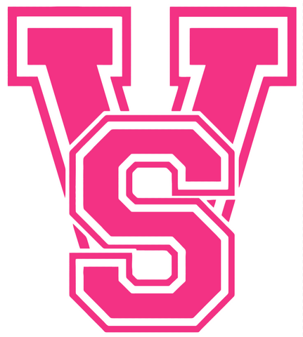 Mississippi Valley State Delta Devils HOT PINK VS Logo Premium DieCut Vinyl Decal PICK SIZE